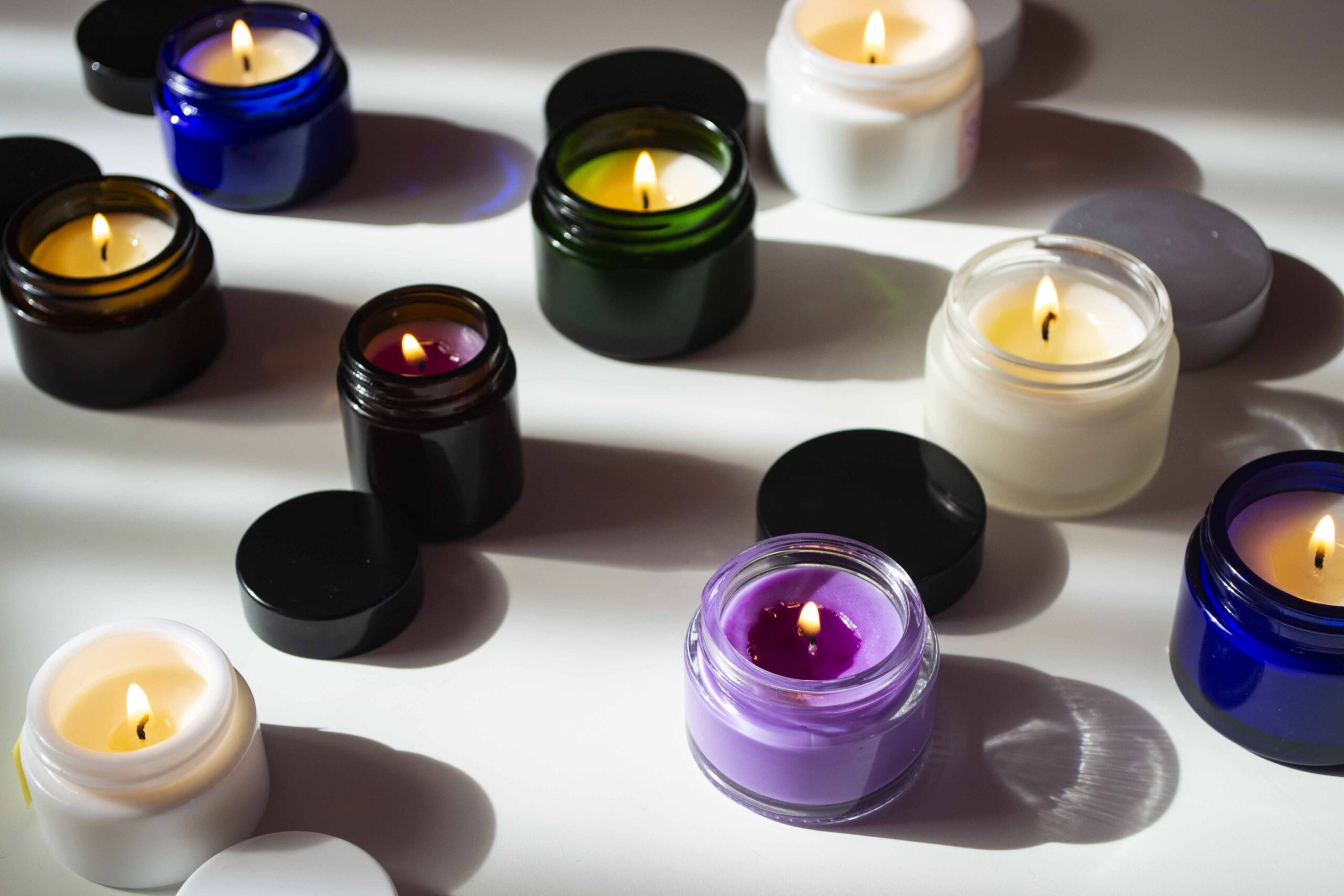 lumânări parfumate din ceară de soia