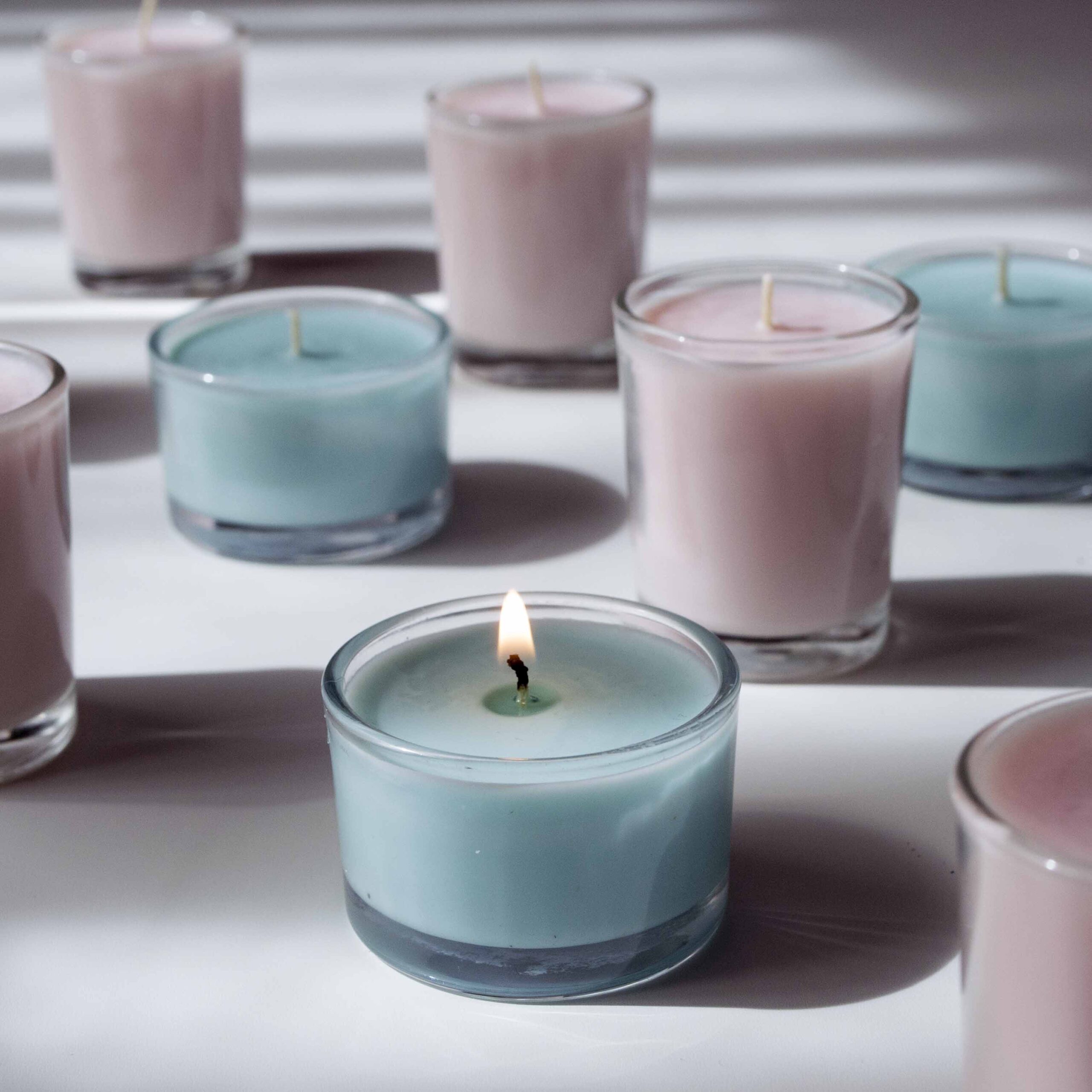 Lumânări parfumate din soia handmade mărturii nunți botez cadouri angajați