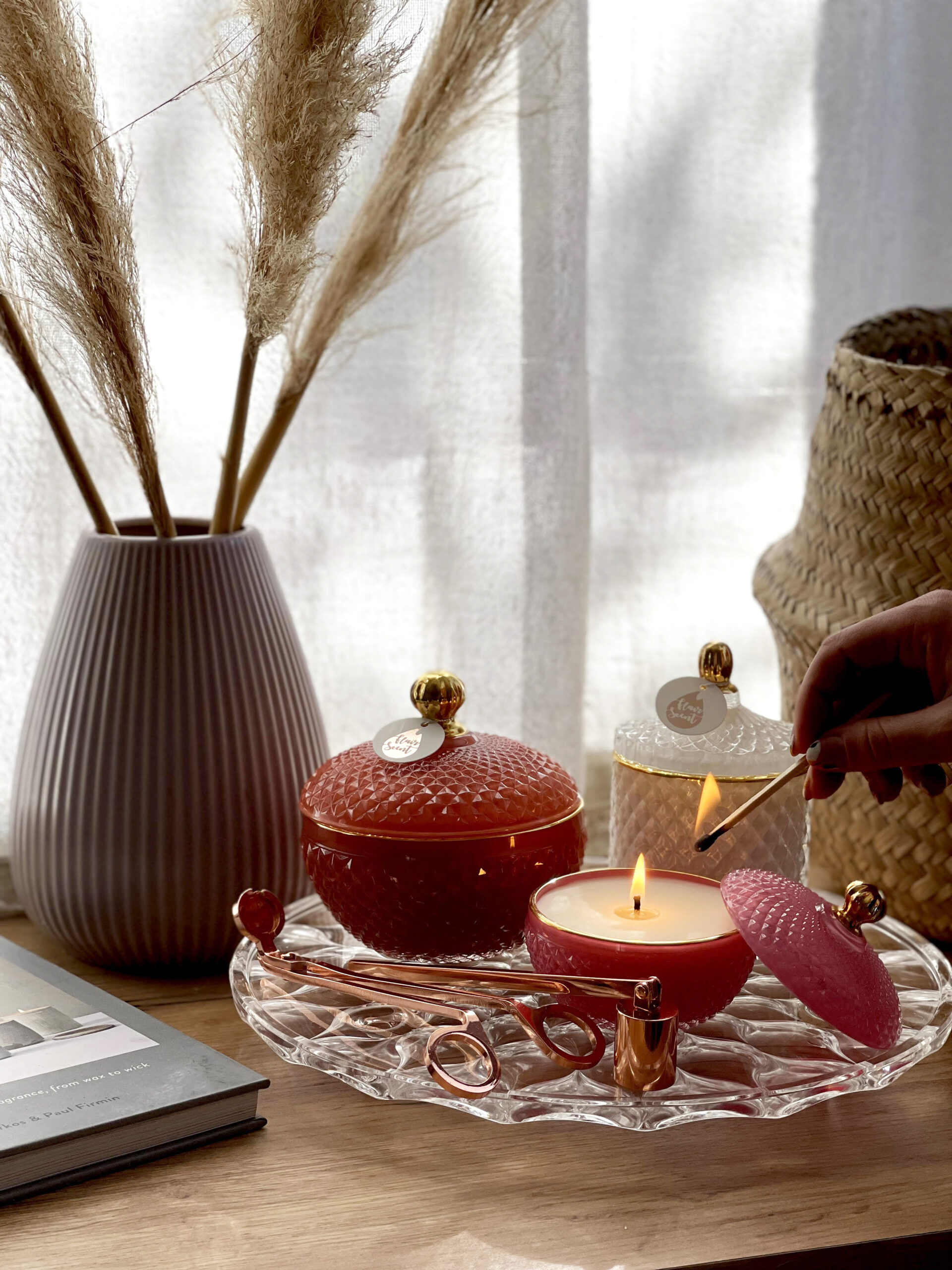 Lumânare parfumată din soia