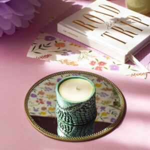 Lumânare parfumată cu Lime, busuioc și mandarine în Vas Dragon de Lagună