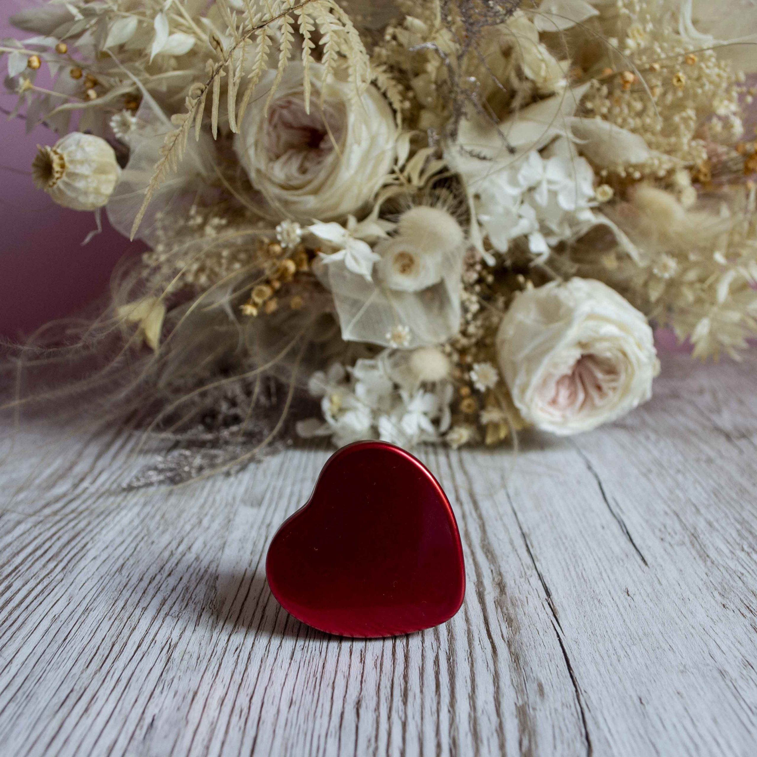 50 de lumânări parfumate în inimioară metalică - imagine 7