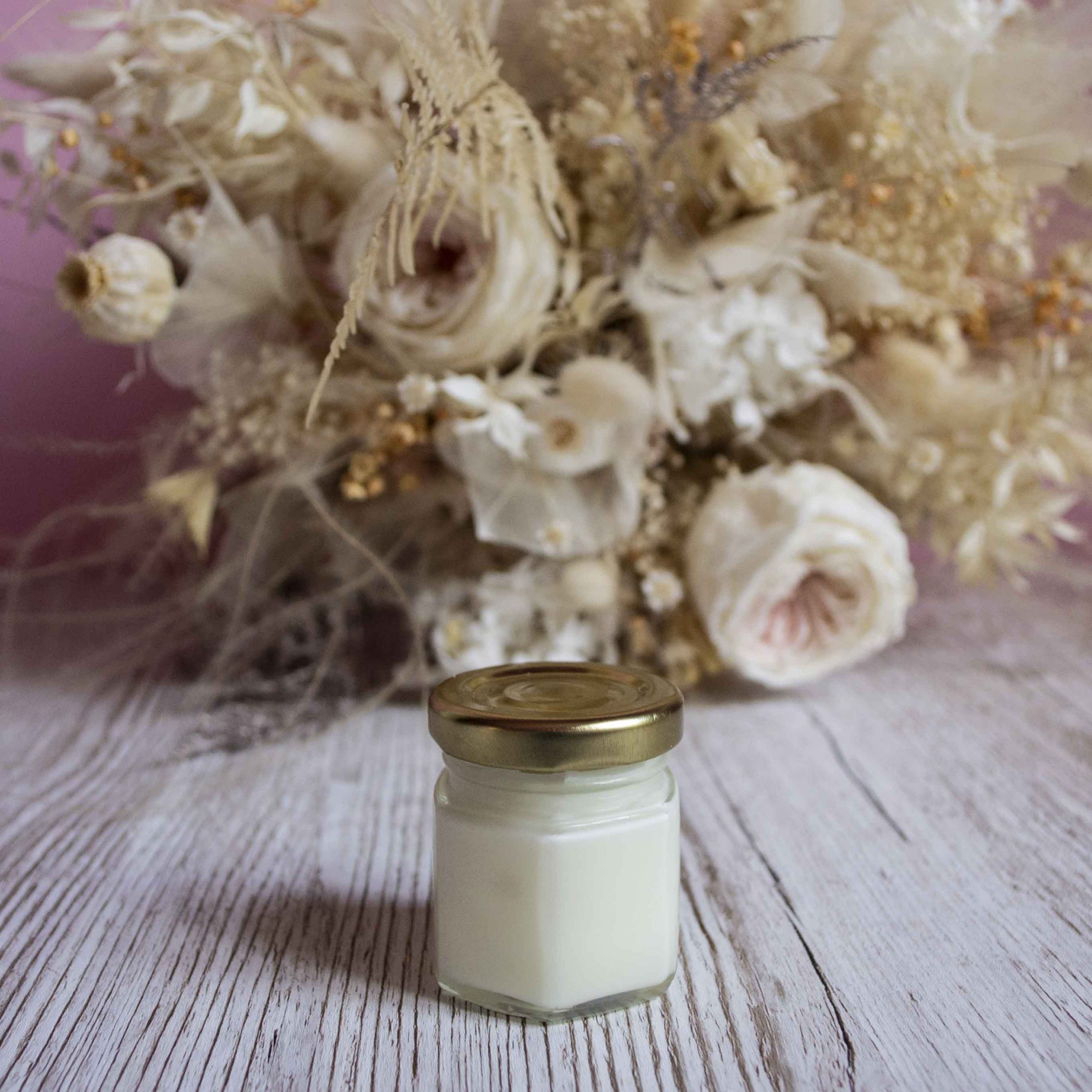 50 de mărturii parfumate în borcănel din sticlă 50ml