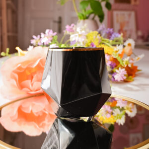 Lumânare parfumată în pahar Picasso negru lucios