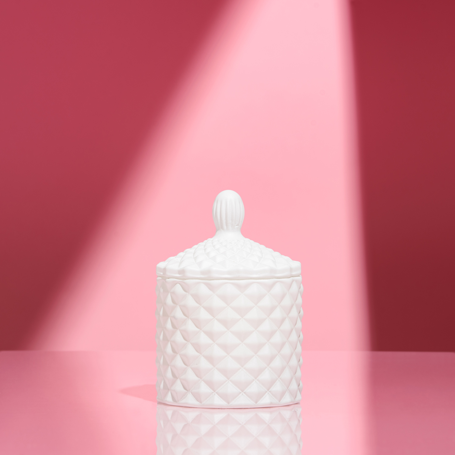 Lumânare parfumată în bombonieră baby Boem alb mat - imagine 4