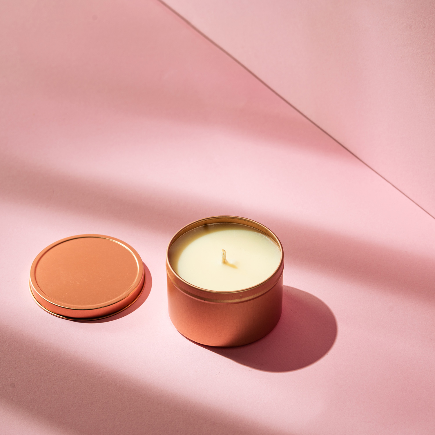 Lumânare parfumată din Colecția cutie de călătorie rezistentă cupru 200g - imagine 4