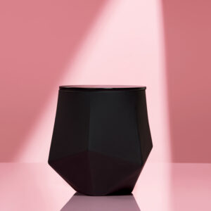 Lumânare parfumată în pahar Picasso negru mat