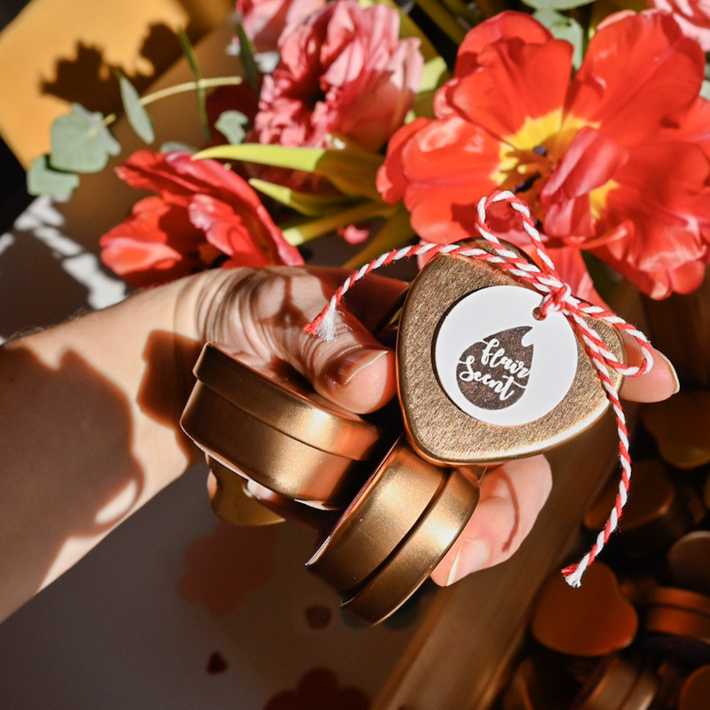 Lumânare parfumată mărțișor cochet de primăvară