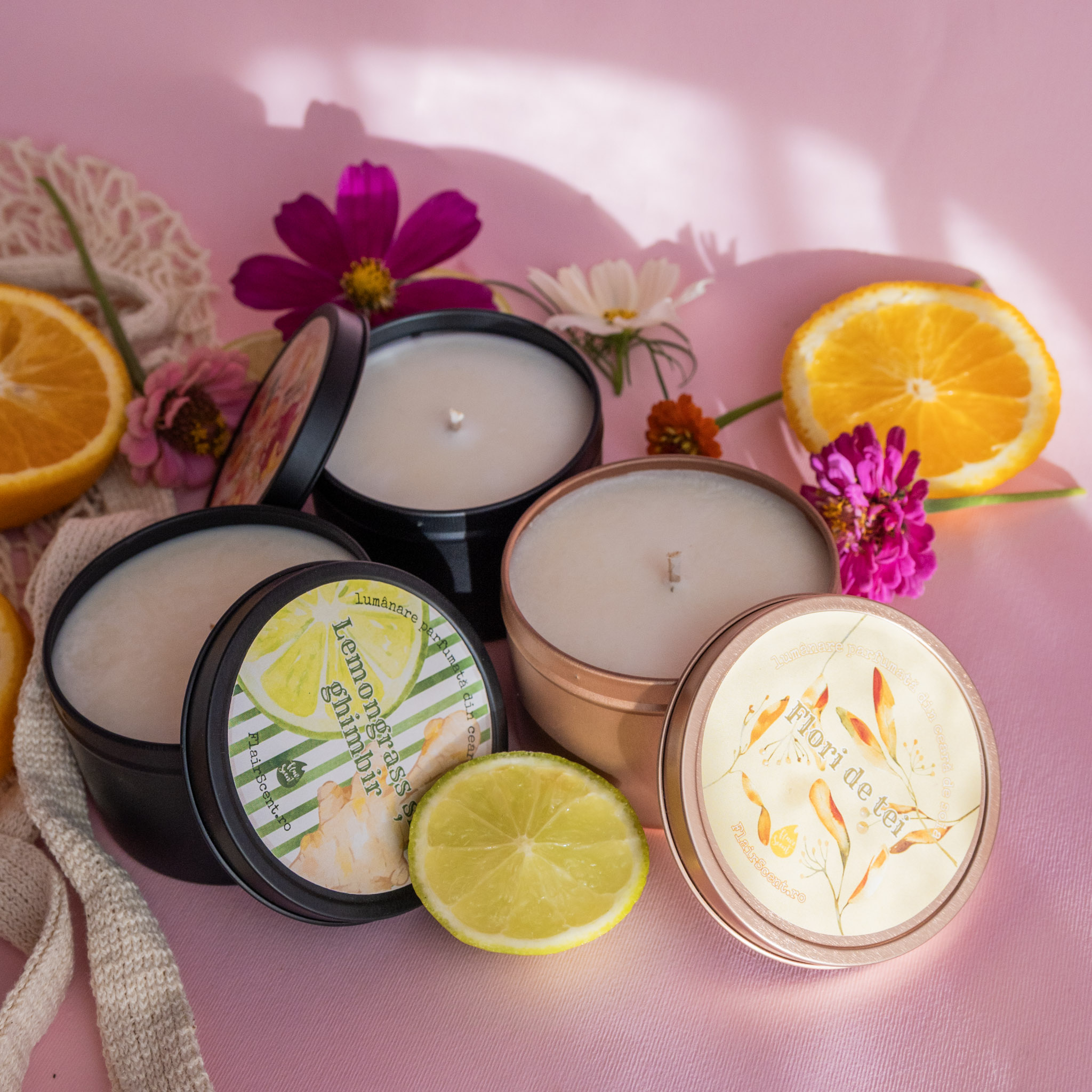 Pachețelul de Vacanță: 3 lumânări de călătorie 200g - imagine 3