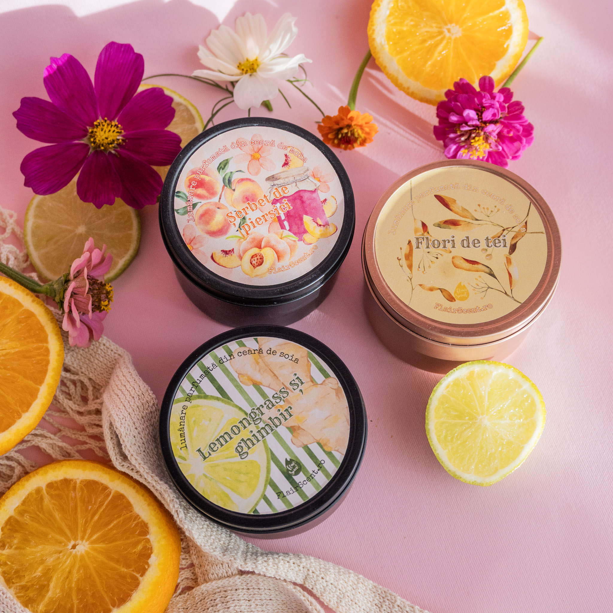 Pachețelul de Vacanță: 3 lumânări de călătorie 200g - imagine 2